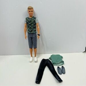 BARBIE Ken fashionista doll with doll clothes